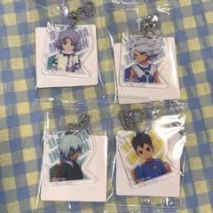 イナズマイレブン キーチェーン　アクリルミニ　吹雪　ガゼル　佐久間　虎丸