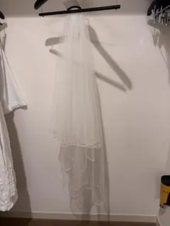 【美品】ウェディングベール タカミブライダル　ラインビーズベール