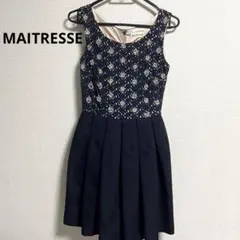 メトリーゼ　ネイビー　オケージョンワンピ