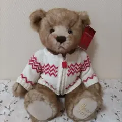 Harrodsハロッズバイオレットフローラルベアぬいぐるみ2011 Harrods ハロッズ フローラルベア バイオレット 2011年