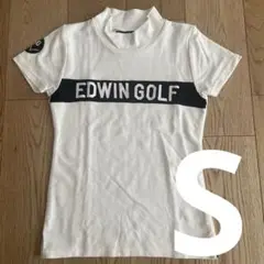 EDWIN GOLF ゴルフシャツ ホワイト Sサイズ