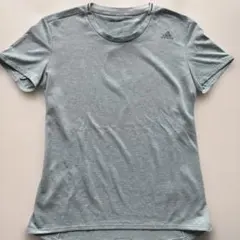 adidas ライトグリーン 速乾Tシャツ F 美品