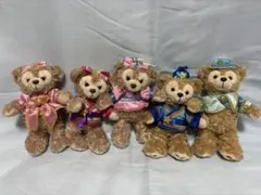 ダッフィーシェリーメイぬいぐるみバッジまとめ売り