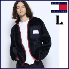 HARPERテディジャケット　ネイビー　Lサイズ　TOMMY HILFIGER