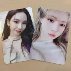 aespa K-POP タレントカード 2枚セット カリナ ウィンター