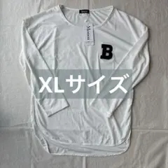 【✨特価✨】レディース　長袖Tシャツ　カットソー　ロングTシャツ　薄手　ホワイト