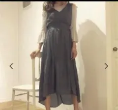 ダズリン チェック柄ロングワンピース