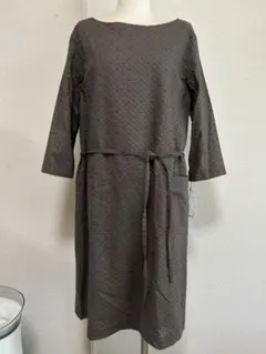 PART2大きいサイズ13号パンチングレースひざ丈五分袖ワンピース⭐︎7593