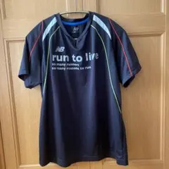 New Balance NBR-31120M ランニングTシャツ Mサイズ