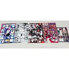 呪術廻戦 五条悟 虎杖悠仁 乙骨憂太 両面宿儺 シール ステッカー 付録