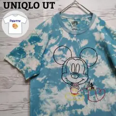 j*i様 ユニクロ　ディズニー　コラボ　ミッキー　タイダイ　ブリーチ　ライトブル