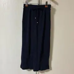 CIAOPANIC TYPY すっきりシルエットリブスカート　S ネイビー