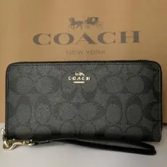 COACH コーチ 長財布 エンボス ブラック CCL35 - メルカリ