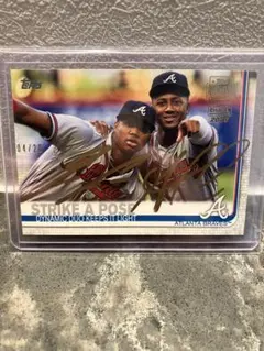 Topps 2020 アクーニャjr、アルビーズ　デュアルサインカード