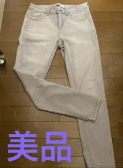 ZARA ライトグレー スキニーデニム 40