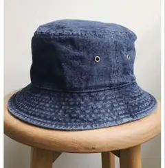 newhattan デニム バケットハット L/XL
