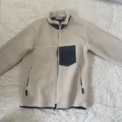 お値下げ中　phiten フリースジャケット Mサイズ アイボリー