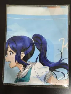 Aqours ラブライブ 展 쿠지 A-3賞 B2布ポスター 松浦果南