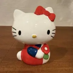 ハローキティ 自転車 陶器 貯金箱 昭和レトロ - メルカリ