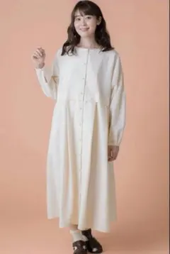 【ゆべし×Samansa Mos2】切替2WAYワンピース