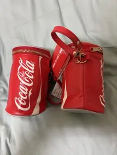 コカ・コーラ 缶型ポーチ 2個セット タイトー限定 新品未使用タグ付のサムネイル