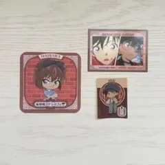 名探偵コナン ステッカー　コースター　カード