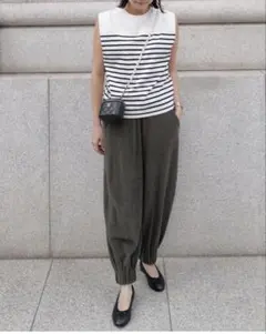 【美品】machattマチャット　Uネックオールインワン　サロペット machatt マチャット Uネックオールインワン タグ付き