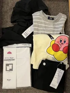 男の子用　110㎝　長袖ロンT まとめ売り　フード取り外し可能アウター