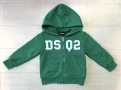 DSQUARED2★グリーン フード付きパーカー　18M