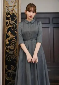 Herlipto Allure Belted Shirt Dress S