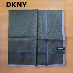 新品未使用 DKNY ハンカチ 48cm オリーブカラー