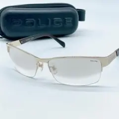 美品 POLICE サングラス グラデーション レンズ チタンフレーム　m436