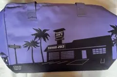 Trader Joe'sクーラーバッグ　大　パープル　保冷　トレジョ