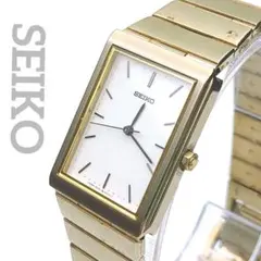 ジャンク SEIKO ボーイズ メンズ スクエア オクタゴン 新品ベルト 90s