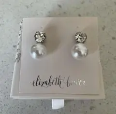 【美品】elizabeth bower Duet Stud イヤリング