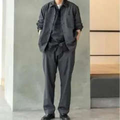 ✨美品✨ユニクロ 感動シャツジャケット+感動イージーパンツ セットアップ