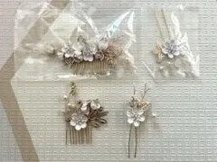 髪飾り　ヘアアクセ 和装 着物 ヘアピン 結婚式　七五三　ウエディング