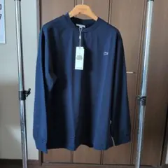 新品未使用XL ラコステ ベーシックロングTEE TH5583-99 ネイビーのサムネイル