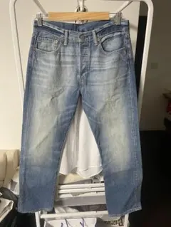 Levi's 501 革パッチ ライトブルーデニム W32 L30