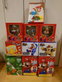 スーパーマリオ フィギュア まとめ売り＆タオル付き
