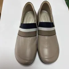 値下！外反母趾に！monet ローファー ベージュ 23cm - メルカリ