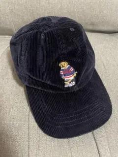 コーデュロイ キャップ ネイビー