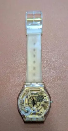 【ジャンク】初代 swatch skin ゴールドジェリースキンのサムネイル