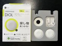 GREEN HOUSE D:GL 紛失防止タグ 2個