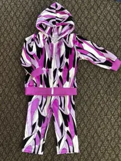 プッチ柄 ベロア セットアップ