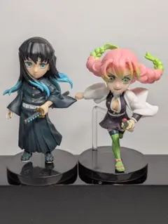 鬼滅の刃 時透無一郎　甘露寺蜜璃　フィギュアセット