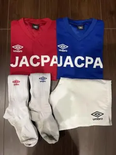 ジャクパ JACPA サッカーウェア上下靴下セット 脛当て付き サイズ150♡