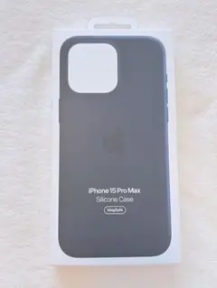 【新品】iPhone 15 Pro Max シリコンケース グレー