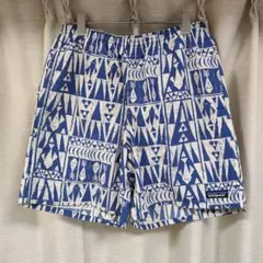 パタゴニア バギーズロング 7インチ S トライバルジオ スペリオールブルー