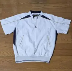 極美品　MizunoPro 半袖ウィンドブレーカー L